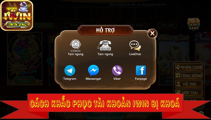 Liên hệ CSKH Iwin khi bị khóa tài khoản Liên hệ CSKH Iwin khi bị khóa tài khoản