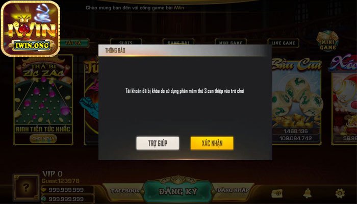 Nguyên nhân tài khoản Iwin bị khóa Nguyên nhân tài khoản Iwin bị khóa